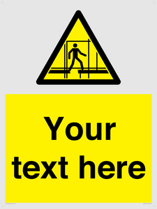 Custom Scaffold Incomplete Sign